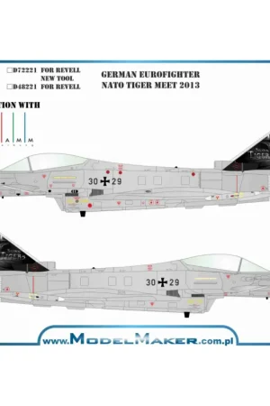 Aanbieding Decal German Eurofighter NATO Tiger Meet 2013