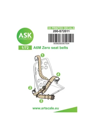 Merkproduct Mitsubishi A6M Zero - 3D printed decals