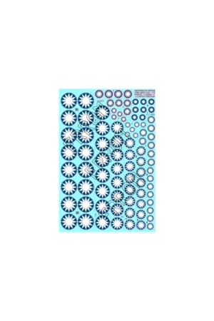 Decal China Roundels (1930 ... central government, Nanking + Kwangsiu) size A5, no notice1/72nd - but good also for 1/48 th (div Weekendaanbieding