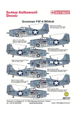 Bestseller Decal Grumman Wildcat