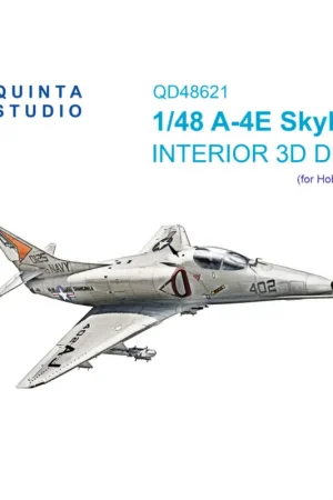 A-4E Skyhawk 3D-Printed & coloured Interior on decal paper (Hobby Boss) Gecertificeerd