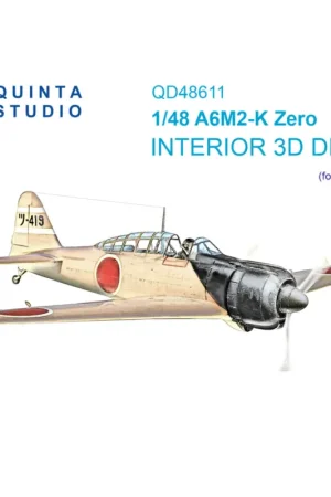 Aanbieding A6M2-K Zero 3D-Printed & coloured Interior on decal paper (Eduard)