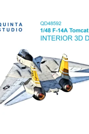 Actieprijs F-14A Tomcat 3D-Printed & coloured Interior on decal paper (GWH)