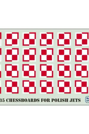 Aanbieding Decal Polish national insignia chessboards for Polish jets