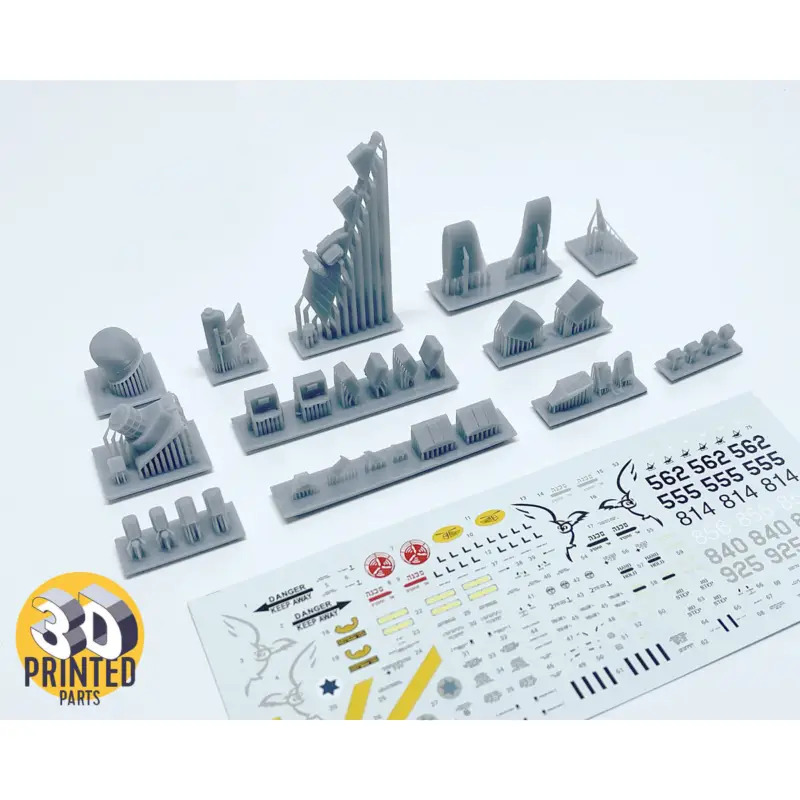 Goedkoop IAF Sikorsky H-60L Blackhawk ‘Yanshuf 3’ for Revell & Italeri Kits. Including: 3D resin printed parts, decals and assembly instr