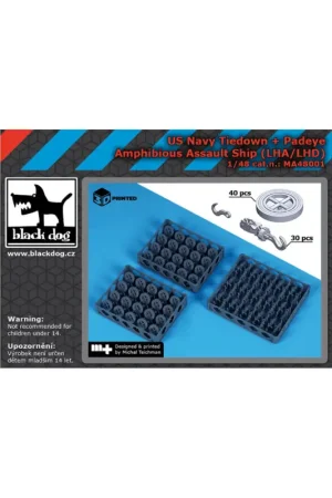US NAVY tiedown + padaye (LHA/LHD) (3D-Printed) Fabrieksprijs