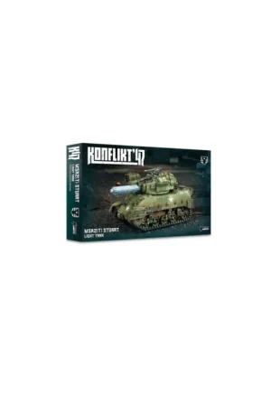 Speciale Aanbieding Konflikt '47 United States M5A2(T) Stuart Light Tank Figuur spellet