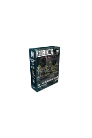 Konflikt '47 British Commonwealth Mk I Automated Infantry Squad with MMG Figuur spellet Lage Kosten