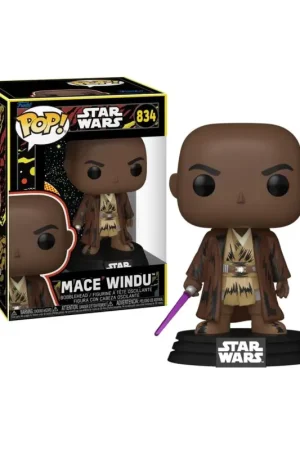 MAY THE FOURTH - POP Star Wars N° 834 - Mace Windu (Retro) Pop figur Aanbieding