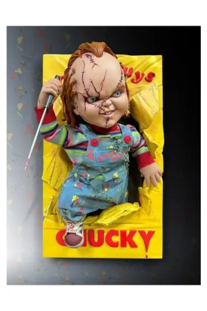 Chucky wall sculpture 1/2 Bride of Chucky 22 x 23 x 38 cm Finale Uitverkoop