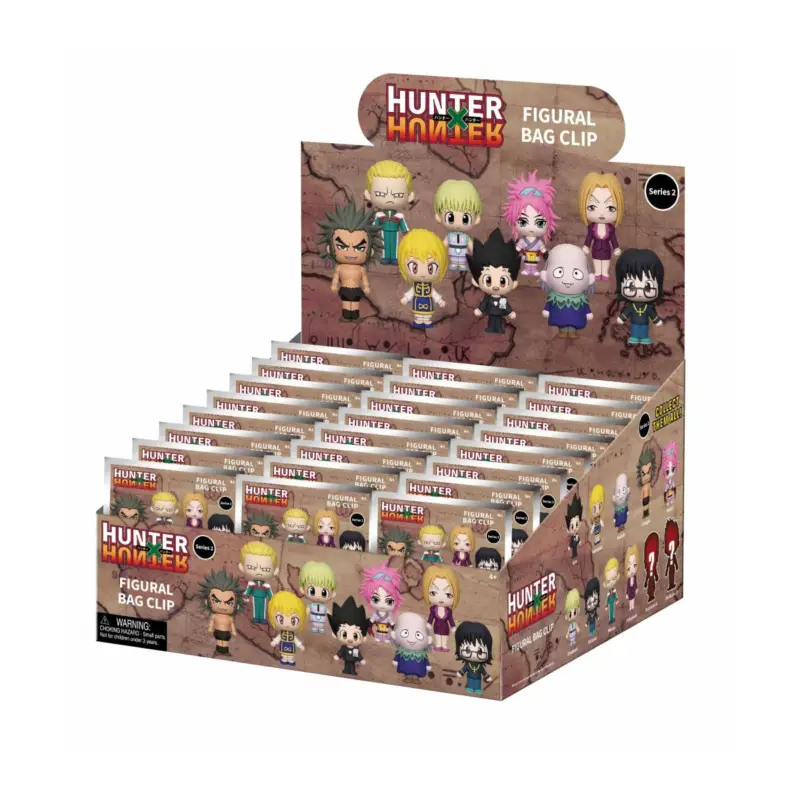 Premium HUNTER X HUNTER - Series 2 - 3D Foam Bag Clip Mystery Box (Display 24 Pcs)