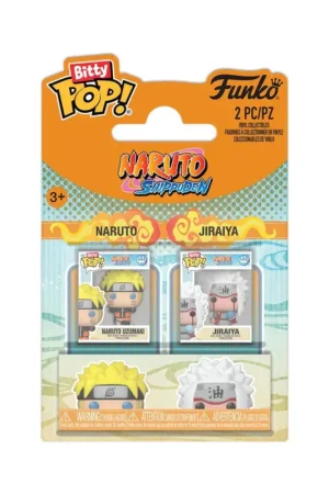 Naruto pack 2 Bitty POP! Vinyl Figures Naruto & Jiraiya 2 cm Pop figur Must-Have