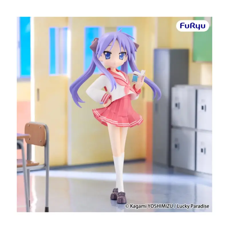 LUCKY STAR - Kagami Hiiragi - Trio-Try-It Statuette 19cm Figuurtje Beperkt Aanbod