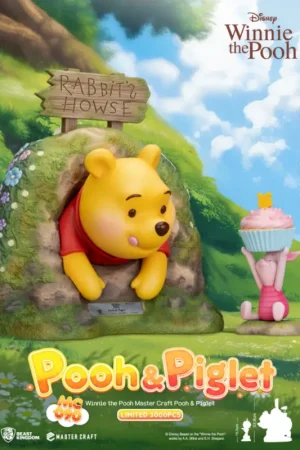 WINNIE THE POOH - Winnie & Piglet - Master Craft Statuette 32.6cm Figuurtje Beperkte Voorraad