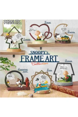 Hete Deal Snoopy Rement Snoopys Frame Art Collection Assortment 6pcs