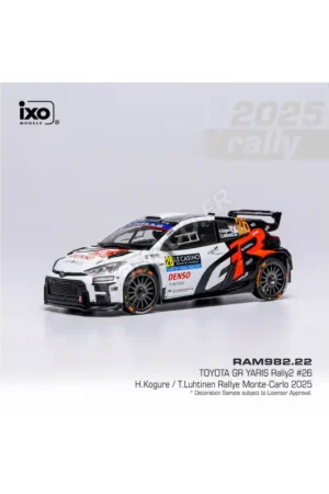 Finale Uitverkoop Toyota gr yaris rally2 26 kogure/luhtinen wrc rallye monte-carlo 2025 Miniatuur