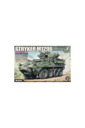 Aanbieding Plastic model kit of the M1296 STRYKER ICV-Dragoon armored vehicle w/ ESA MWO Upgrade 1:35