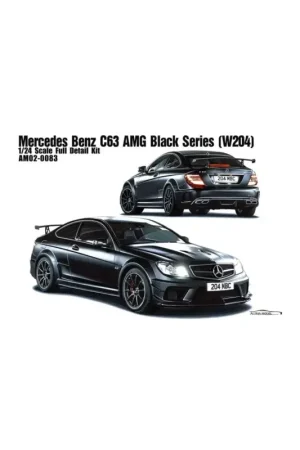 Populair Mercedes benz c63 amg black series (w204) Schaalmodel