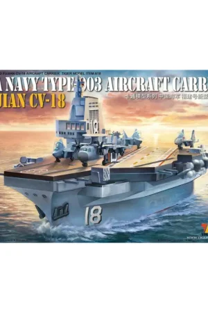 Pla navy type-003 aircraft carrier fukian cv-18 Schaalmodel Snelle Levering