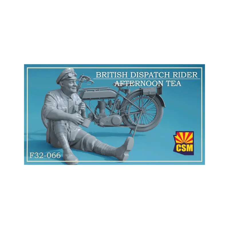 Betrouwbaar British dispatch rider afteroon tea Figuren