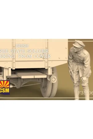 Fabrieksprijs Irish free state soldier - peeking from cover Figuren