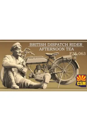 British dispatch rider afternoon tea Figuren Hete Deal
