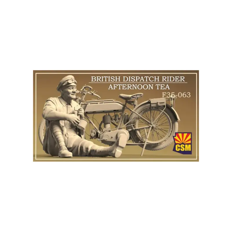 British dispatch rider afternoon tea Figuren Hete Deal