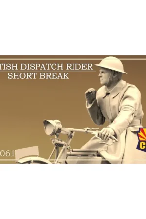 Veilige Betaling British dispatch rider on a short break Figuren