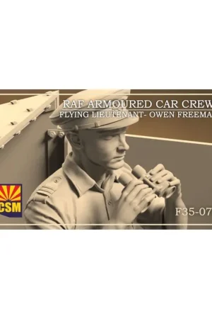 Lage Kosten Raf armoured car crew flying lieutenant - robert evans Figuren