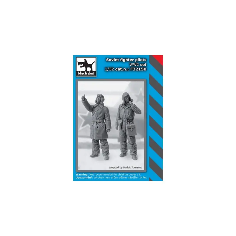 Laatste Versie Soviet fighter pilots wwii set Figuren