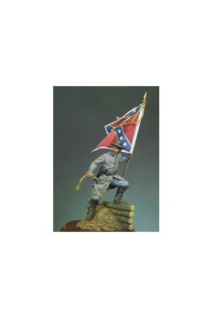 Gereduceerde Prijs Confederate standard bearer Figuren