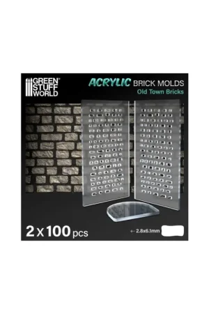 Acrylic brick molds - old bricks Hoge Kwaliteit