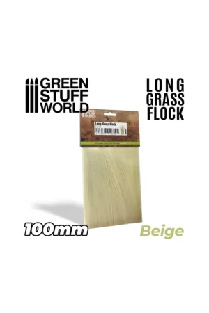 Betaalbaar Long grass flock 100mm - color beige