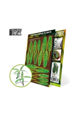 Colored paper plants musa palm Exclusieve Aanbieding