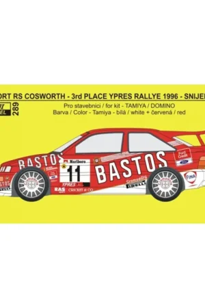 Ford rs escort cosworth bastos rally team ypres rally 1996 Hete Deal