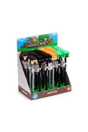 MINECRAFT - Heads - Erasable Gel Pen (Display of 24 pieces) Lage Prijs