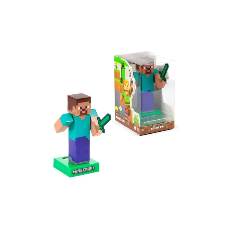 Exclusieve Aanbieding MINECRAFT - Steve - Solar Figure 12.5cm Figuurtje