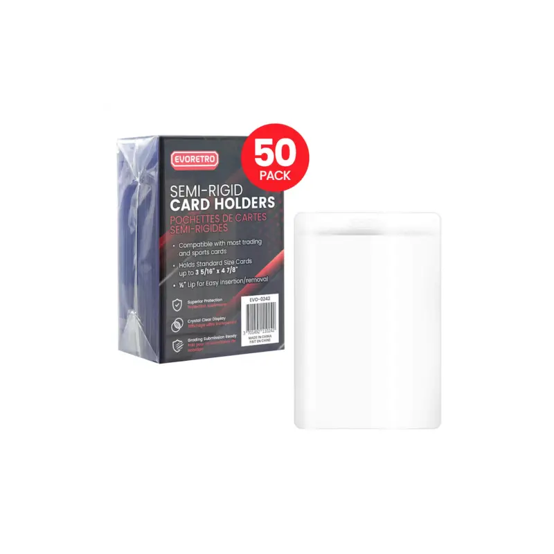 Hoge Kwaliteit EVORETRO - Semi-Rigid Card Holders 50pc
