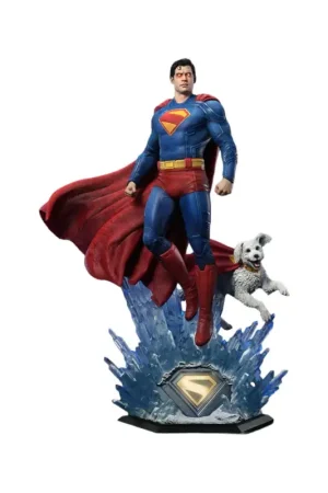 Beste Prijs Superman (2025) statuette Real Elite Masterline Series 1/3 Superman with Krypto Bonus Version 95 cm