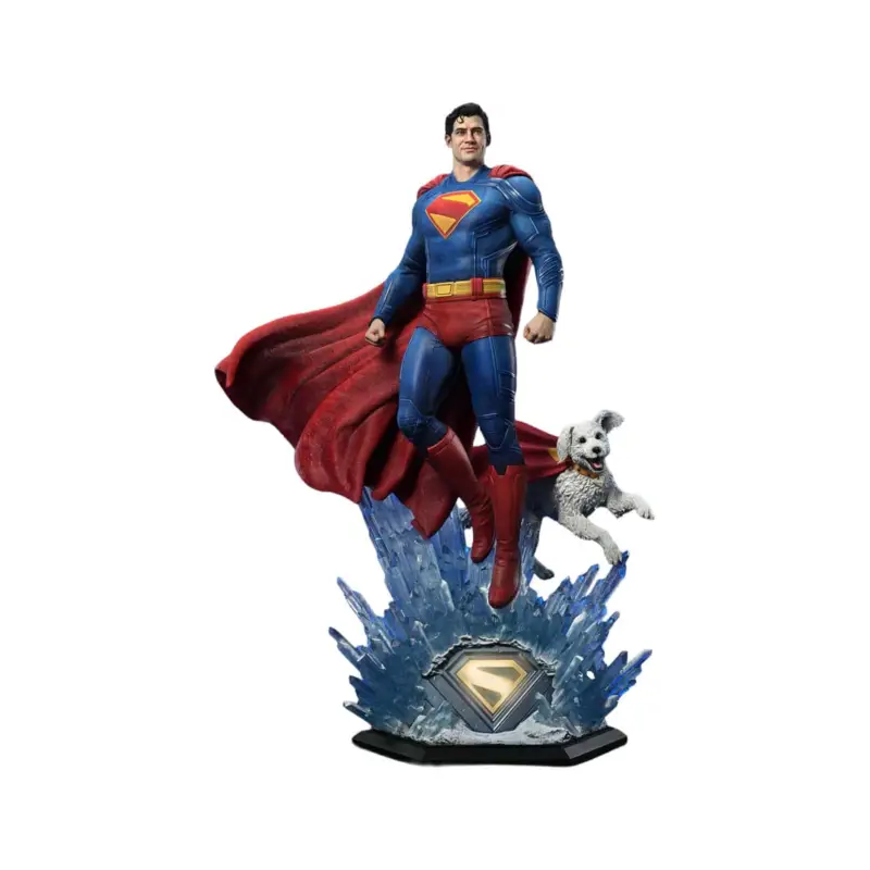 Superman (2025) Real Elite Masterline Series 1/3 Superman with Krypto statuette 95 cm Direct Verzonden
