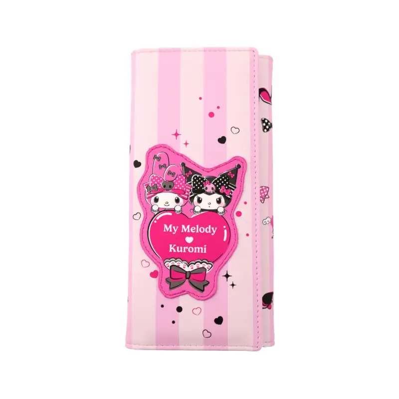 Shop Nu Sanrio coin purse Pink Black Party Series Kuromi & My Melody