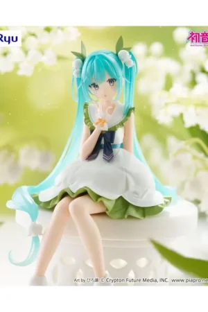 Direct Verzonden Hatsune Miku Figure Noodle Stopper Flower Fairy Lily of the Valley 14 cm Figuurtje