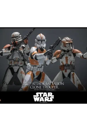 Star Wars: The Clone Wars action figure 1/6 212th Attack Battalion Clone Trooper Deluxe Version 30 cm Beperkte Voorraad
