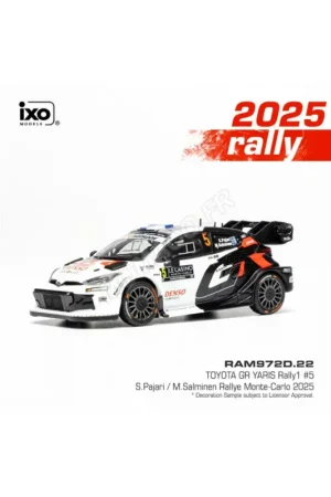 Dagaanbieding Toyota gr yaris rally1 5 pajari/salminen wrc rallye monte-carlo 2025 Miniatuur