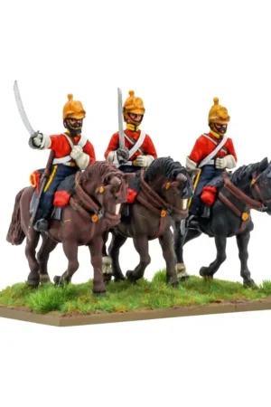 Laatste Versie Crimean War British Heavy Dragoons Figuur spellet