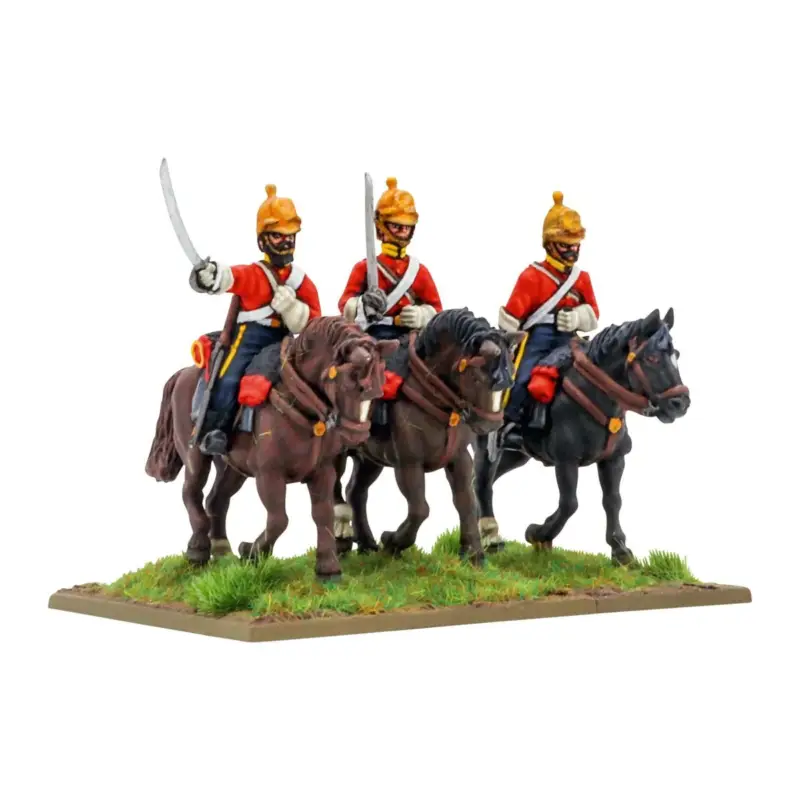 Laatste Versie Crimean War British Heavy Dragoons Figuur spellet
