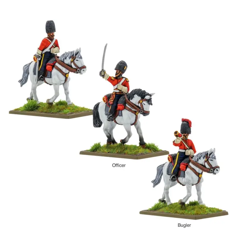 Crimean War British Scots Greys Heavy Cavalry Command Figuur spellet Must-Have