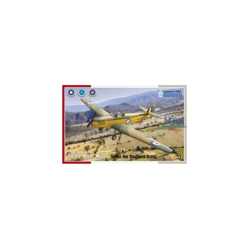 Actieprijs DH.94 Moth Minor "Under the Southern Cross" Schaalmodel