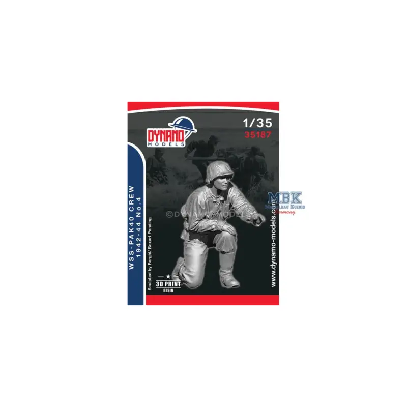 WSS – PAK40 Crew 1942-44 No.4 Figuren Fabrieksprijs