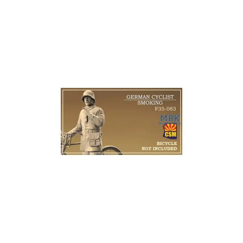 German Cyclist Smoking Figuren Speciale Aanbieding